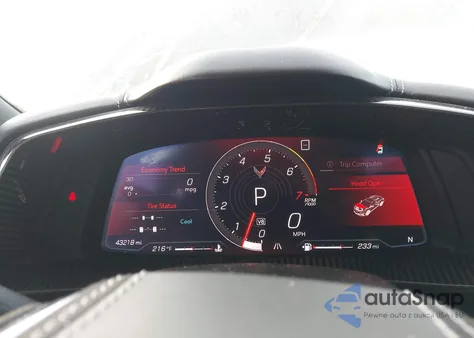 2020 Chevrolet Corvette Stingray Rwd 3Lt z USA, uszkodzony, nr VIN 1G1Y82D44L5102602